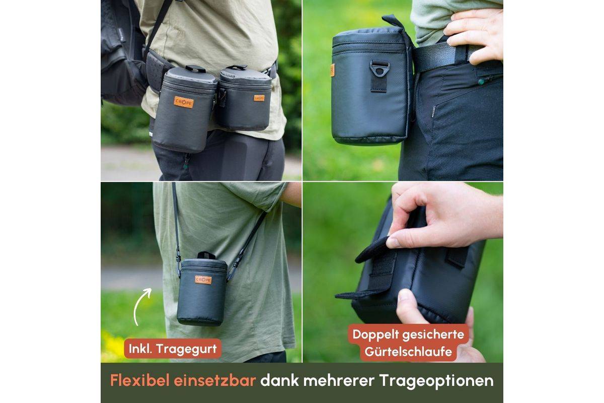 C-ROPE Premium Objektivtasche Variation: XXL 33x13.5cm SW retail