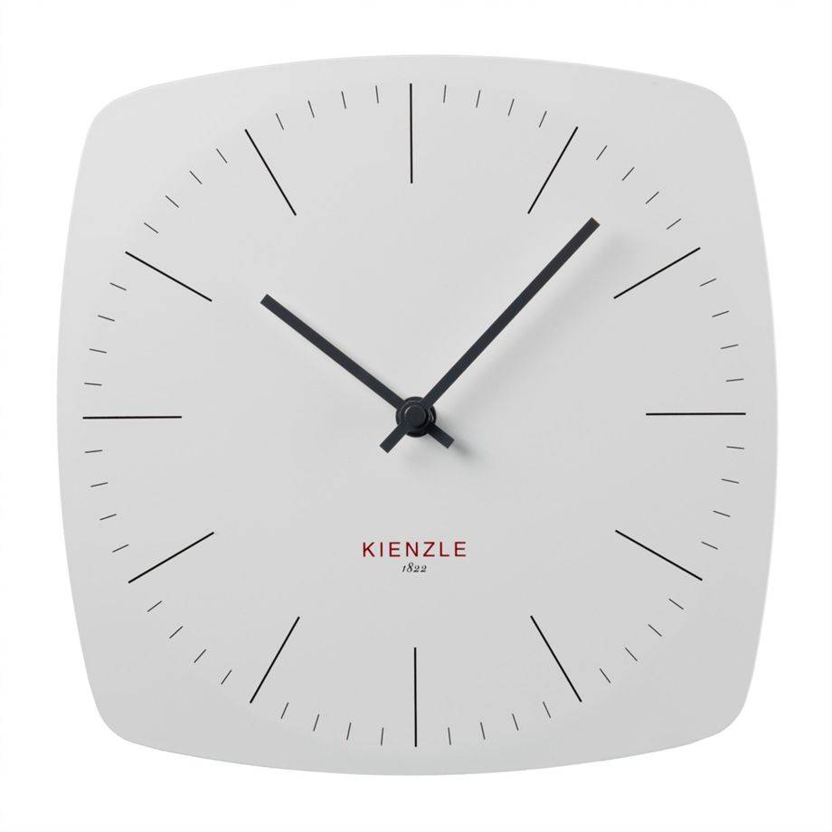 Kienzle DCF Funk-Wanduhr Modern 24.8 cm weiß