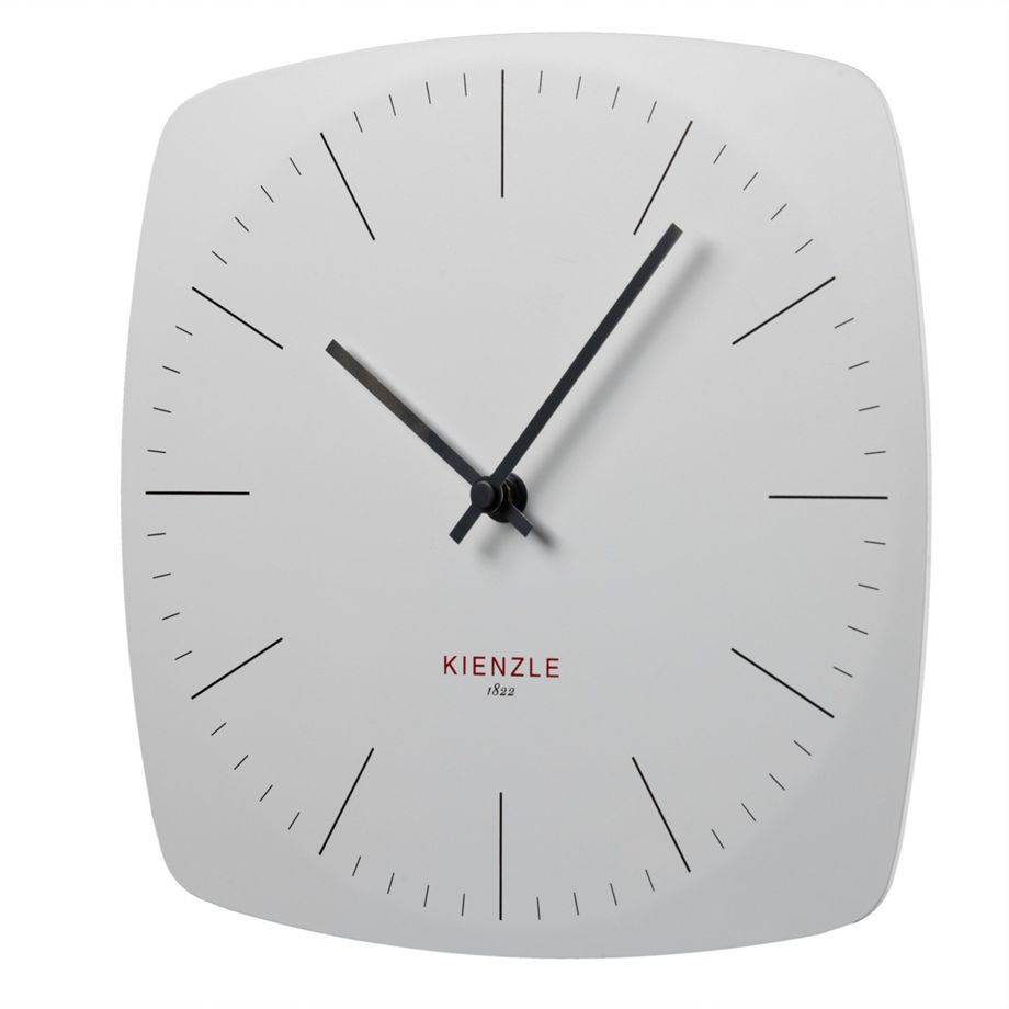 Kienzle DCF Funk-Wanduhr Modern 24.8 cm weiß