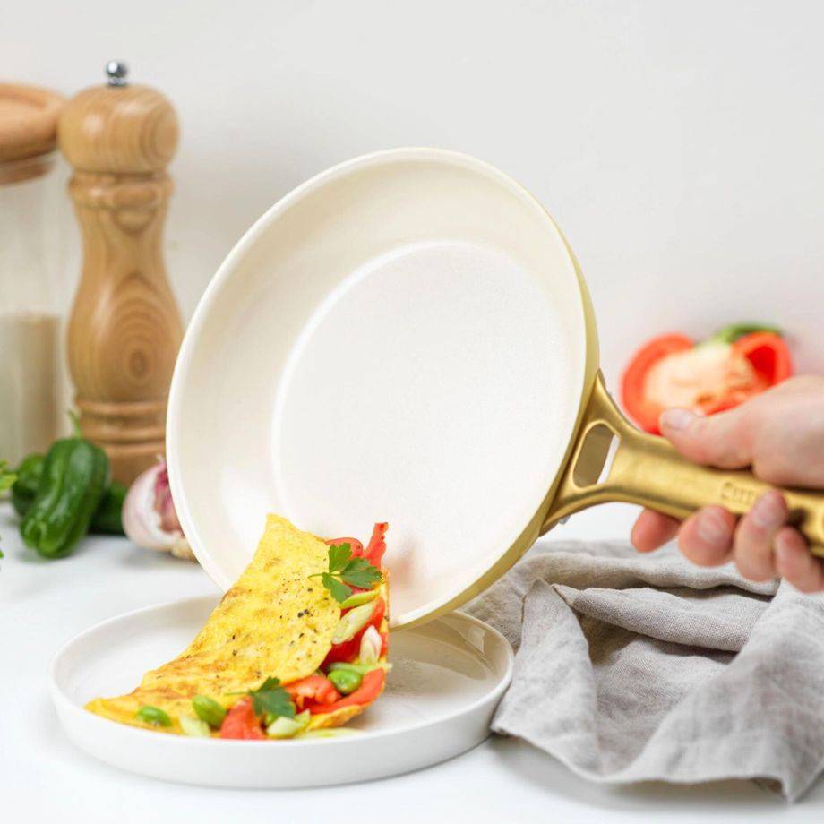 GreenPan Padova Reserve, Gemischtes Set, Gelb, Aluminium, Keramik, Gold, Glas