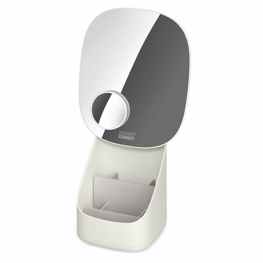 Joseph Joseph Viva Standspiegel Kosmetik-Organizer, beige