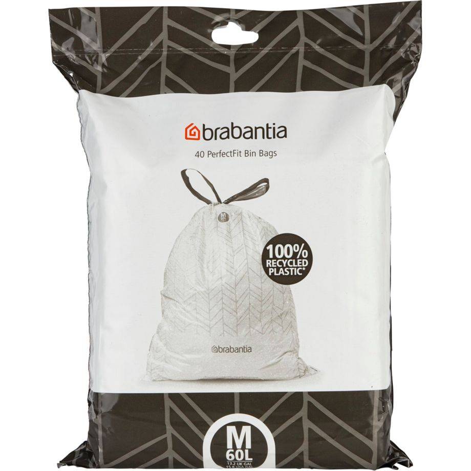 BRABANTIA - Kehrichtsack PerfectFit M 60 l 40 Stück