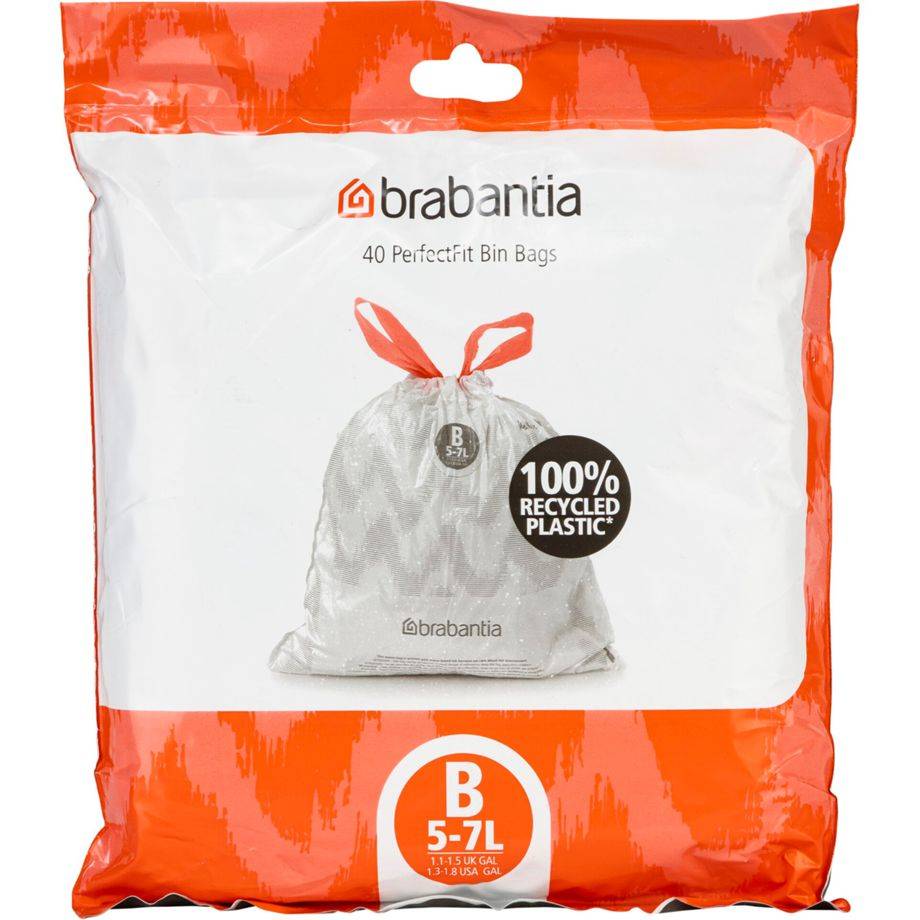 BRABANTIA - Kehrichtsack PerfectFit B 5 l 40 Stück