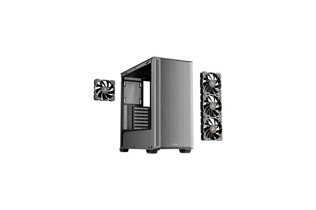 Antec Performance P7S Mid Tower ATX M-ATX ITX PC Gehäuse, silberfarben