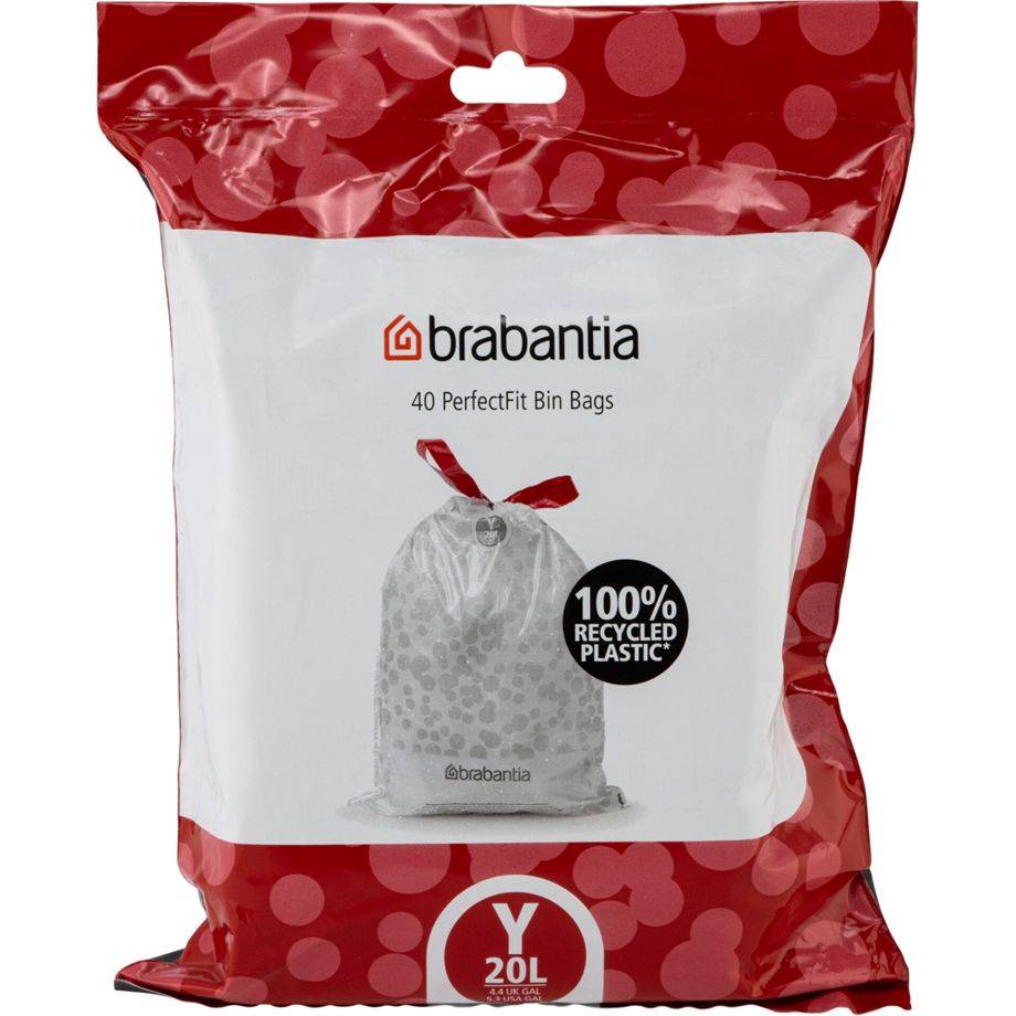 BRABANTIA - Kehrichtsack PerfectFit Y 20 l 40 Stück