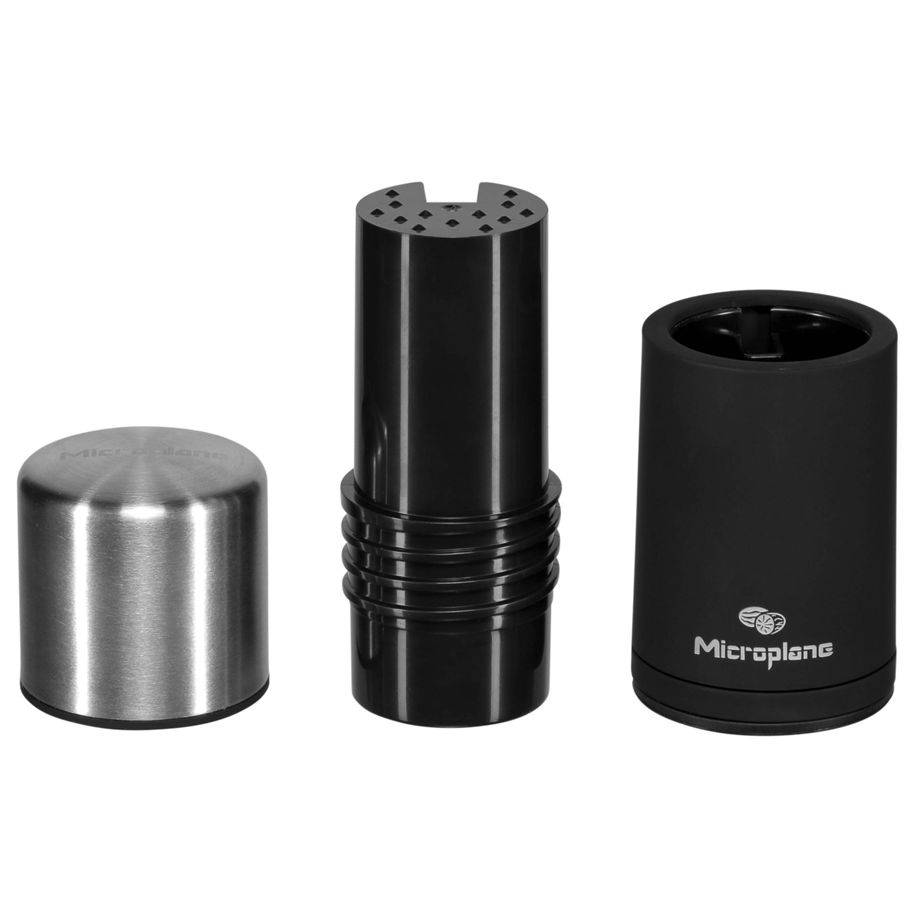 Microplane 48960, Schwarz, Edelstahl, Edelstahl, 5,4 cm, 114 mm, 170,1 g, Vereinigte Staaten