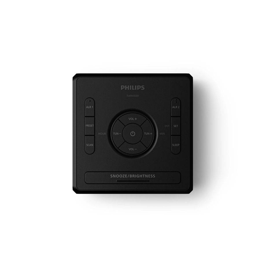 Philips TAR4500 Dual-Alarm FM Radiowecker mit USB-C