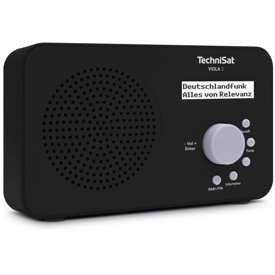 TechniSat VIOLA 2, Tragbar, Analog & Digital, DAB+, FM, 87,5 - 108 MHz, 174 - 240 MHz, 1 W