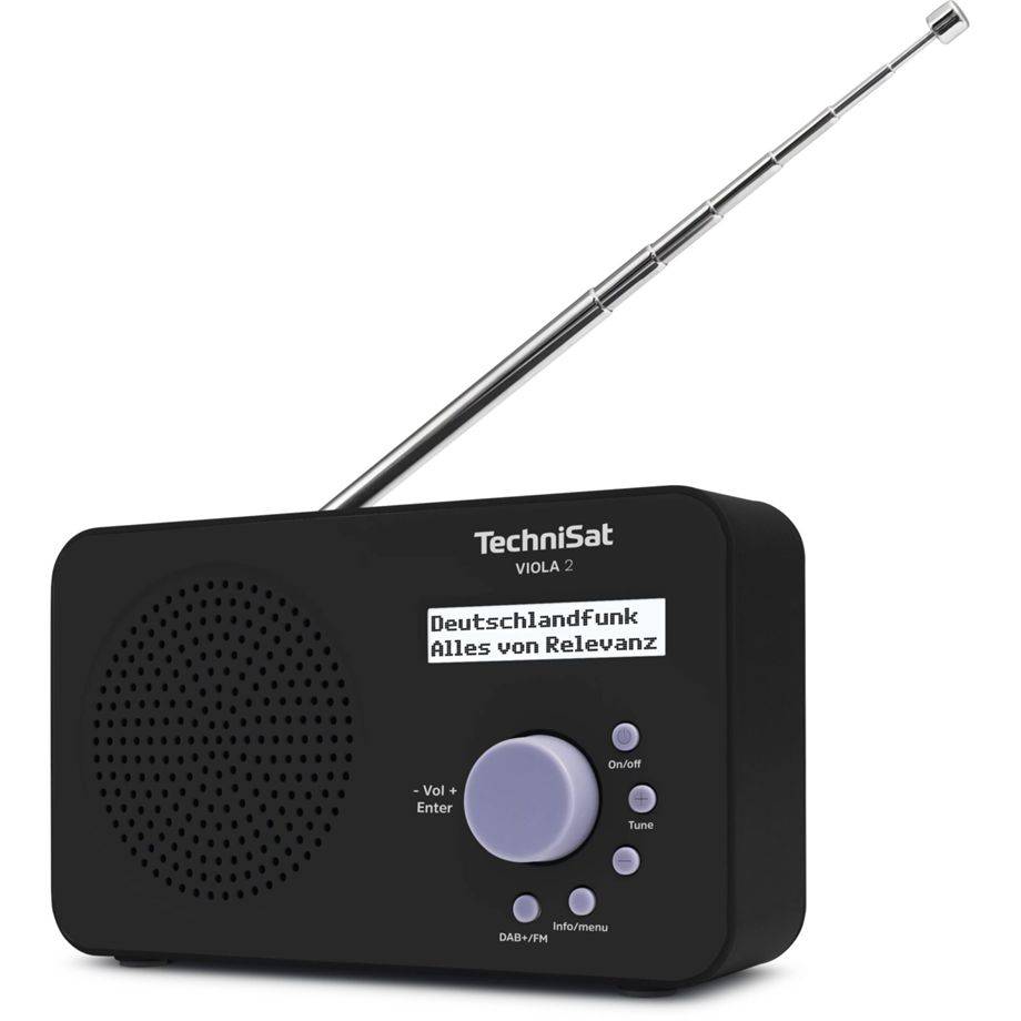 TechniSat VIOLA 2, Tragbar, Analog & Digital, DAB+, FM, 87,5 - 108 MHz, 174 - 240 MHz, 1 W