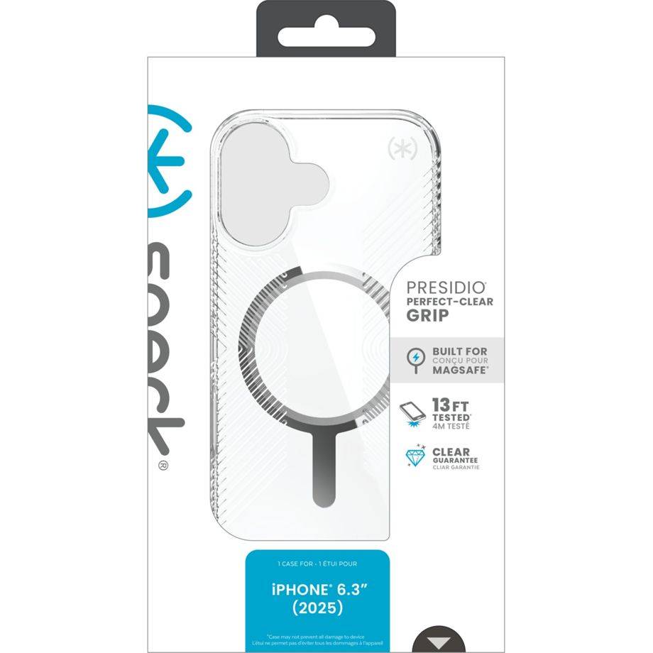 Speck Presidio Perfect Clear Grip Case MagSafe iP 17