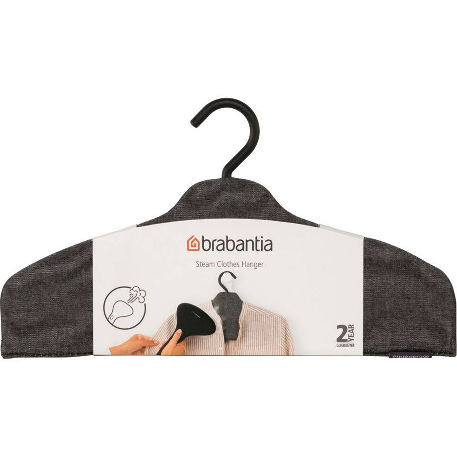 Brabantia Dampfkleiderbügel, Stoff, Schwarz, 1 Stück(e), 415 mm, 15 mm, 225 mm