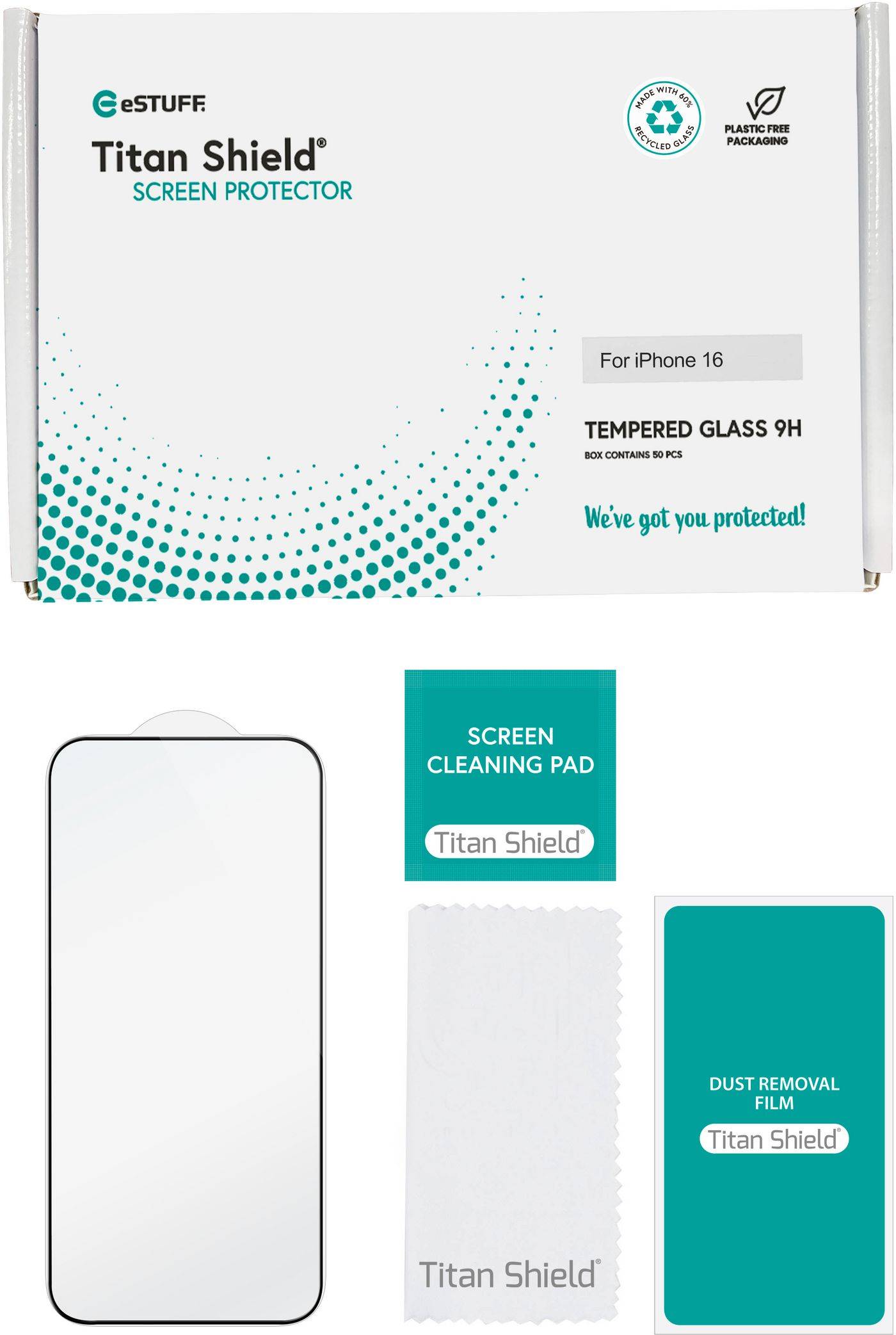 eSTUFF INFINITE GRS iPhone Air Screen Protector. Full CoverScreen Protector.