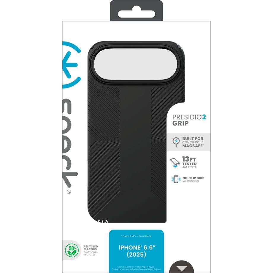Speck Presidio2 Grip Case iP 17 Air Black/Slate Grey/White
