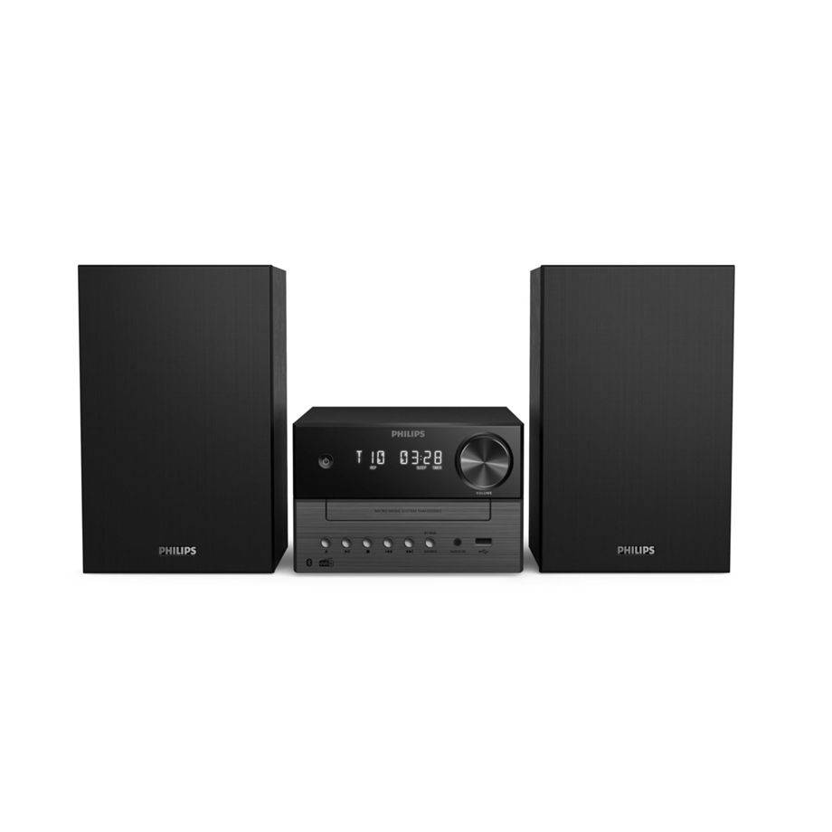 Philips 3000 series TAM3505M2/12, Heim-Audio-Mikrosystem, Schwarz, 20 W, 6 Ohm, 66 - 20000 Hz, DAB, DAB+