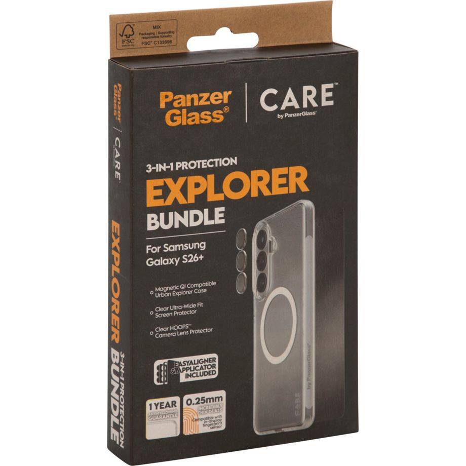 PanzerGlass CR34288, Cover, Samsung, Galaxy S26+, 17 cm (6.7"), Transparent