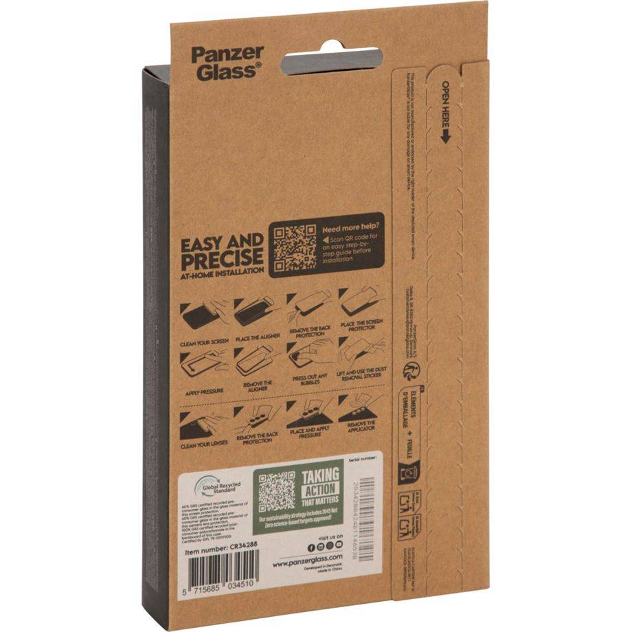PanzerGlass CR34288, Cover, Samsung, Galaxy S26+, 17 cm (6.7"), Transparent