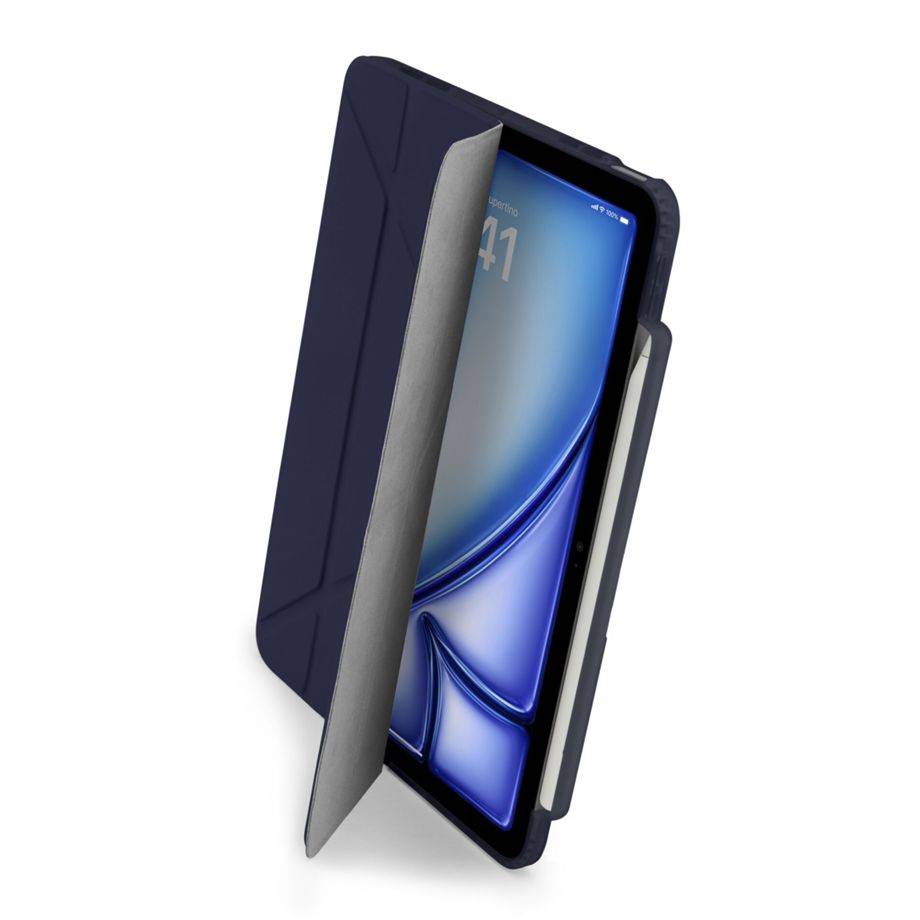 Pipetto Origami No3 Pencil Case iPad Air 13 M2 2024 Dark Blue - Tasche