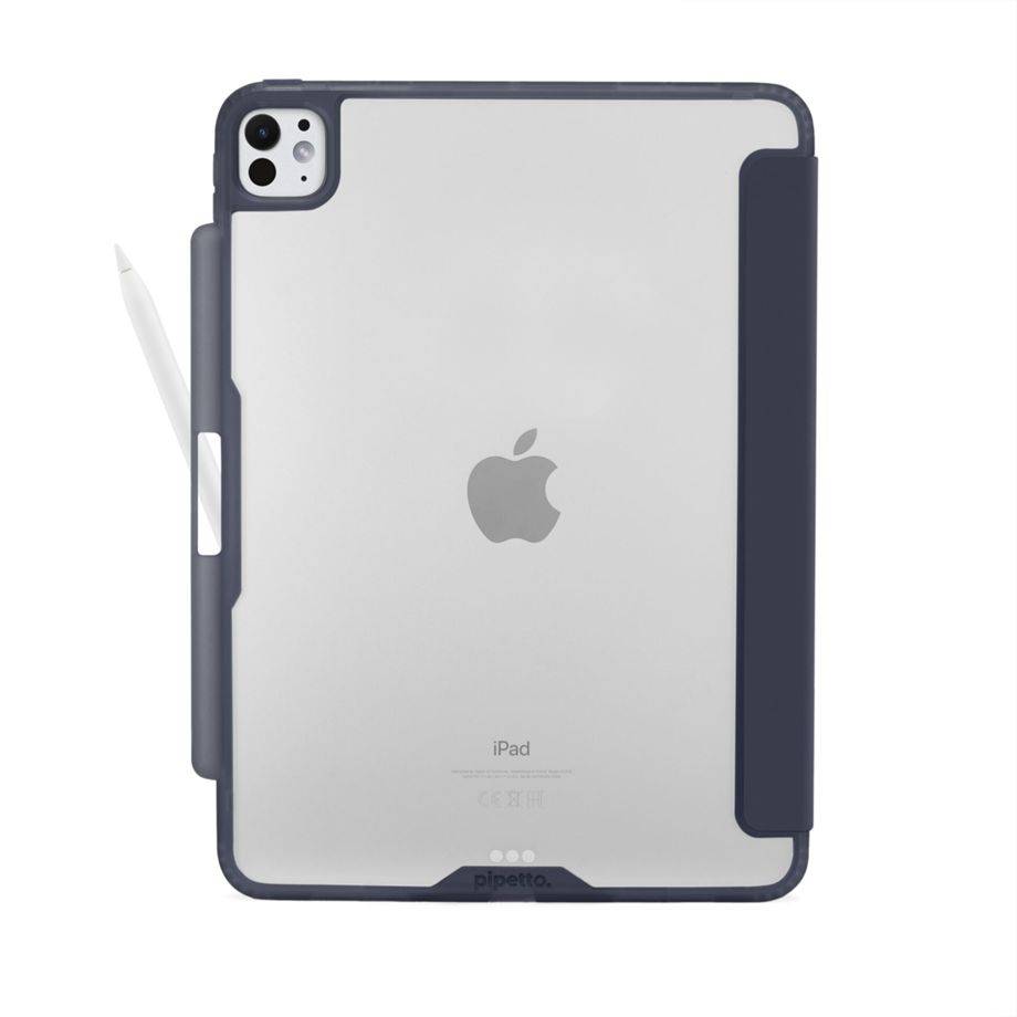 Pipetto Origami No3 Pencil Case iPad Pro 13 M4/M5 Dark Blue - Tasche