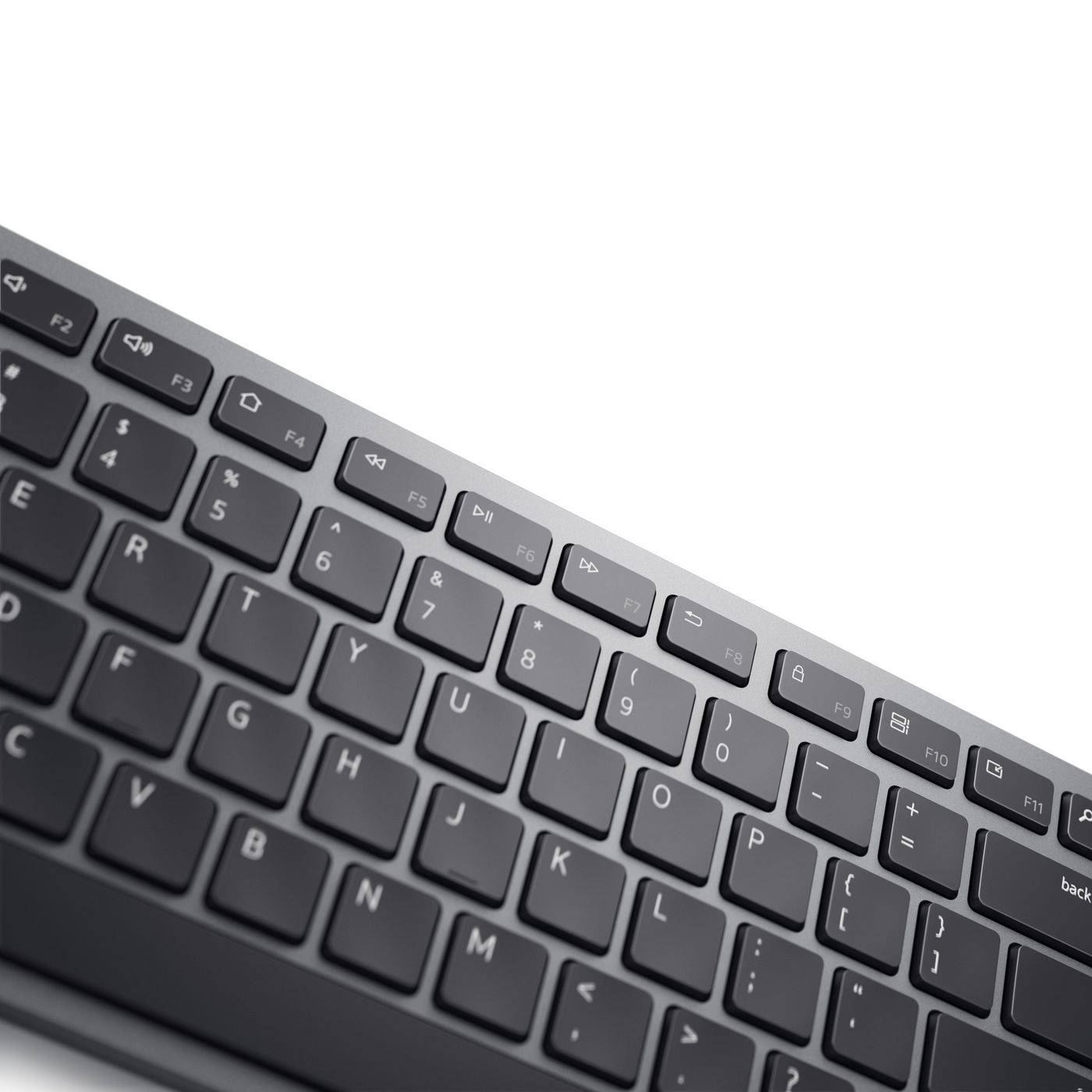 Dell Kb700 Keyboard Bluetooth Grey - Tastatur - TL: US, QWERTY