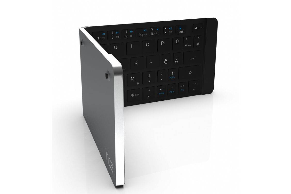Cian Technology GmbH Inca IBK-579BT - Kabellos - Bluetooth - Metallisch - Silber - TL: Deutsch, QWERTZ