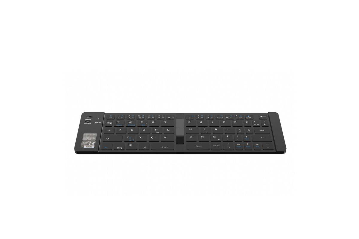 Cian Technology GmbH Inca IBK-579BT - Kabellos - Bluetooth - Metallisch - Silber - TL: Deutsch, QWERTZ