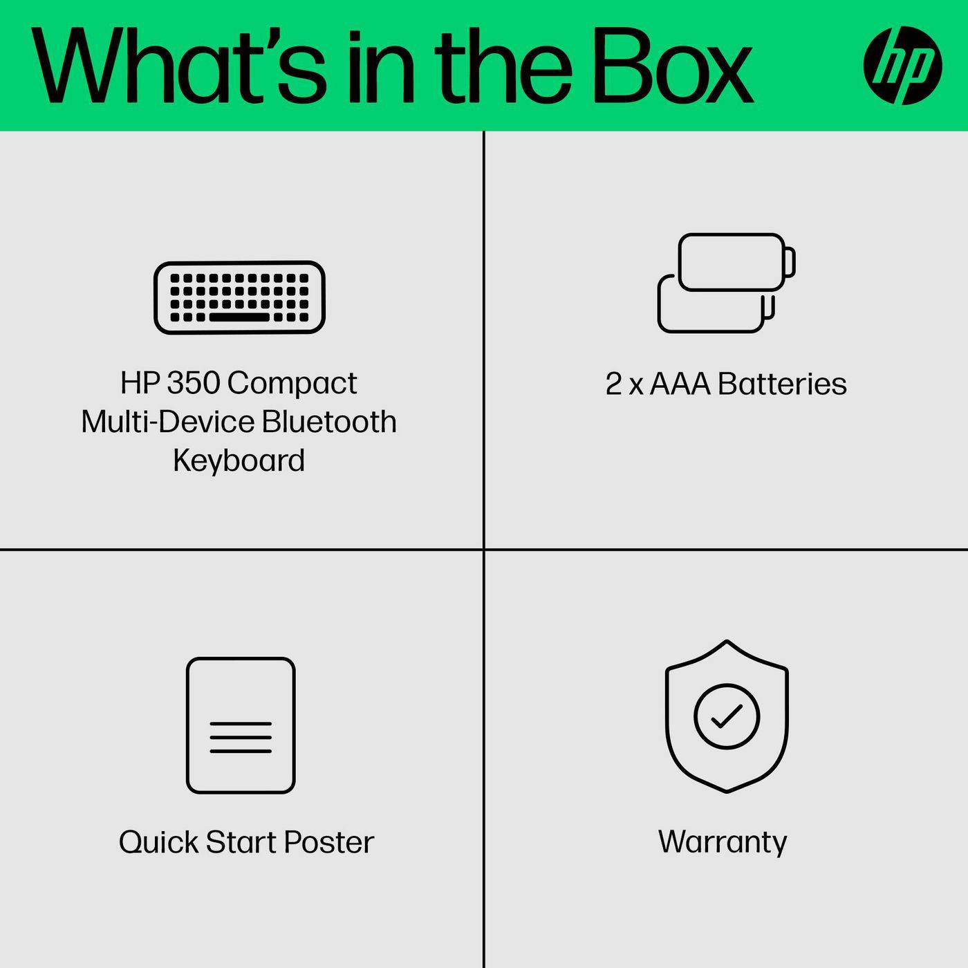 HP 350 WHT Compact Multi-Devic - TL: UK, QWERTY