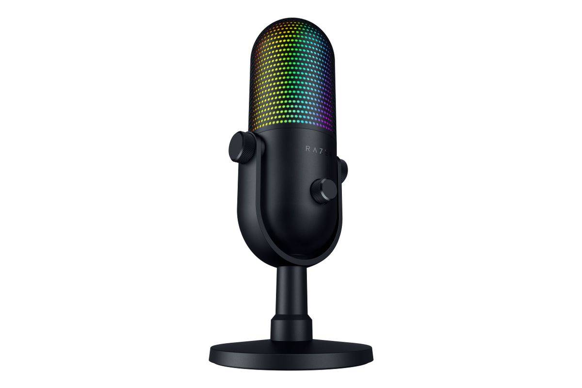 RAZER Seiren V3 Chroma RGB-USB-Mikrofon mit Tap-to-Mute, schwarz