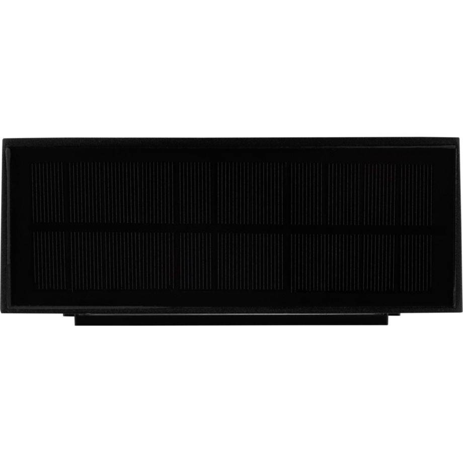 REV Ritter LED Solar Wandl.Lumus 110lm Alu schw.m.Bewegungsm.2022001300