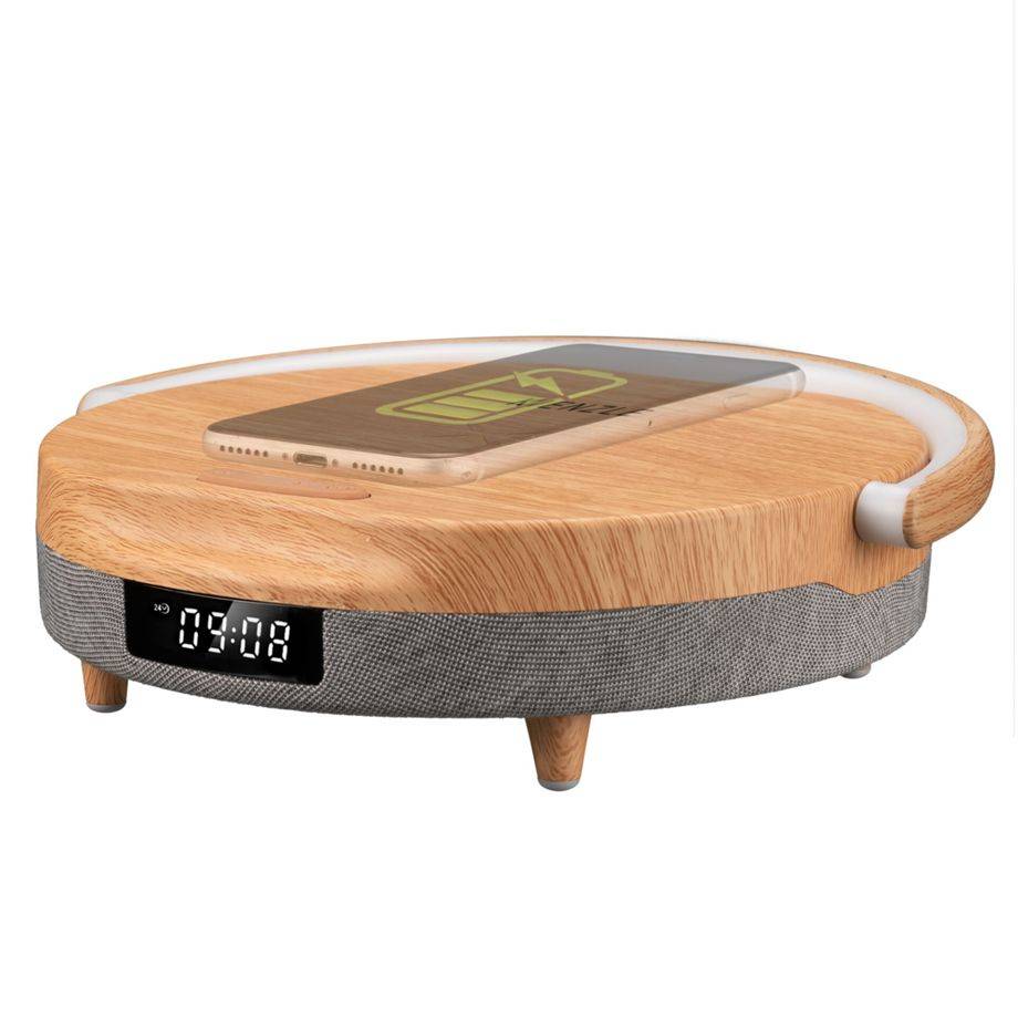 Kienzle LED-Wecker Kabellose Aufladung BT-Lautsprecher