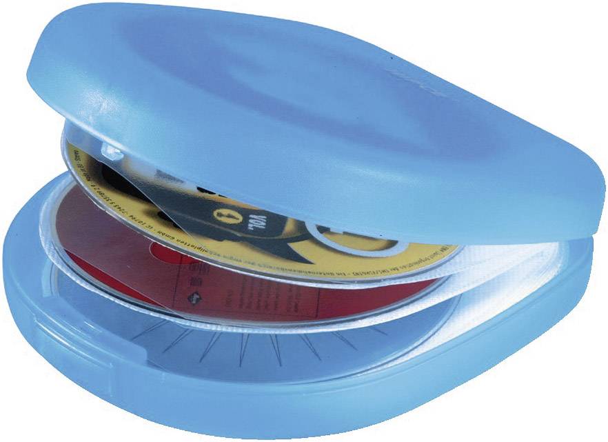 Hama CD Tasche 24 CDs/DVDs/Blu-rays Kunststoff, Polypropylen Blau, Transparent 1 St. (B x H x T) 145 x 155 x 38 mm 51334