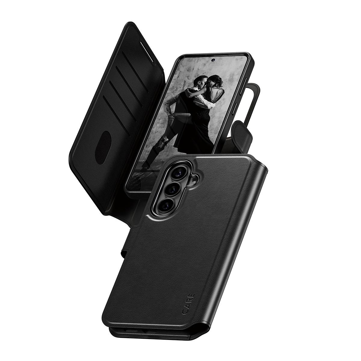 PanzerGlass CARE™ by ® Case Tango 2-in-1 Wallet m. Qi Samsung Galaxy S26+, Cover, Samsung, Samsung -
