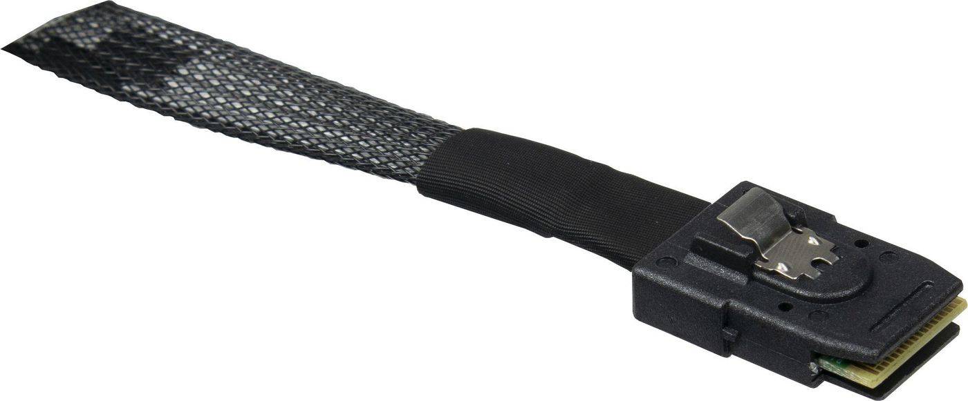 Inter-Tech Internes SAS-Kabel - SAS 24Gbit/s - 8i Slim SAS (SFF-8654)