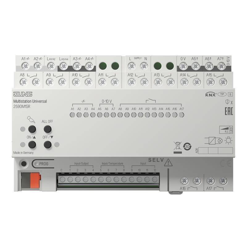 2590 M1SR KNX Multistation Universal, REG, 8 TE, S (2590M1SR)