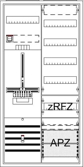 Striebel Komplettschrank DA27PBE Dreipunkt A27 1Z1V4A2z 2CPX054535R9999