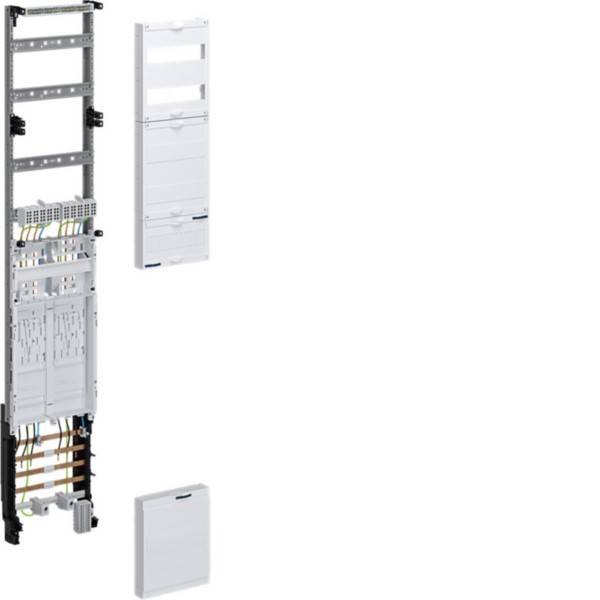 Hager Komplettfeld univers Z 2ZP ZH5ET22 BKE-I 1-feldig Steuerklemme 7-pol.HLAK
