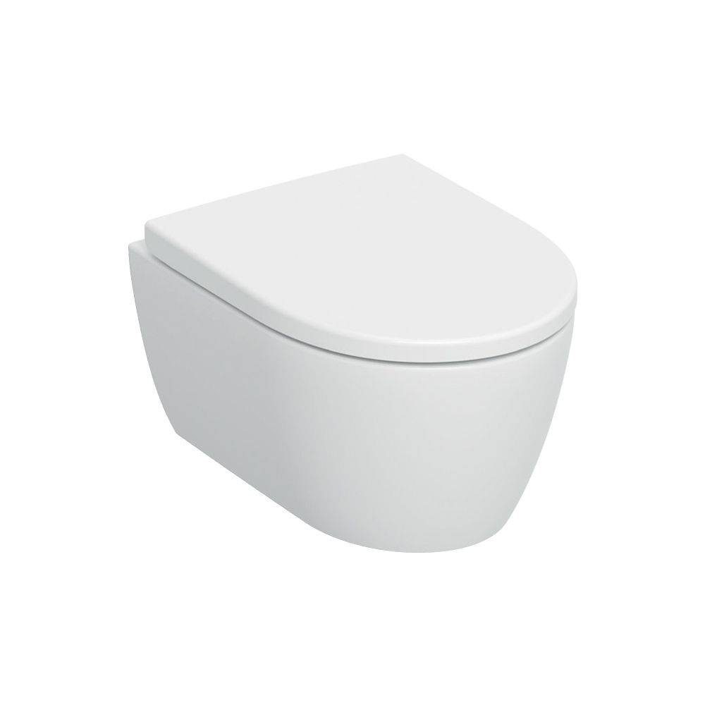 Geberit iCon Set WWC-T Turboflush vkA verkuerzte Ausladung, mit WC-Sitz, 1 Stk.