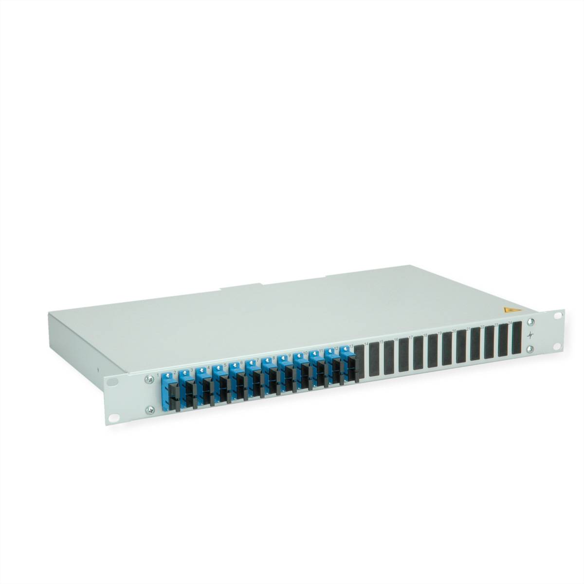 Telegärtner Karl Gärtner BASIS eco LWL-Panel Kupplg Pigtails 12xSC Dx blau OS2