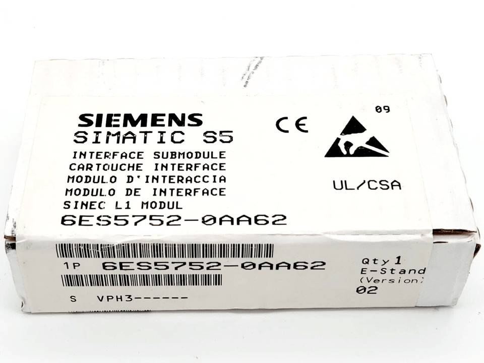 Siemens 6ES5752-0AA62 SIMATIC S5 Schnittstellenmodul für CPU 928B
