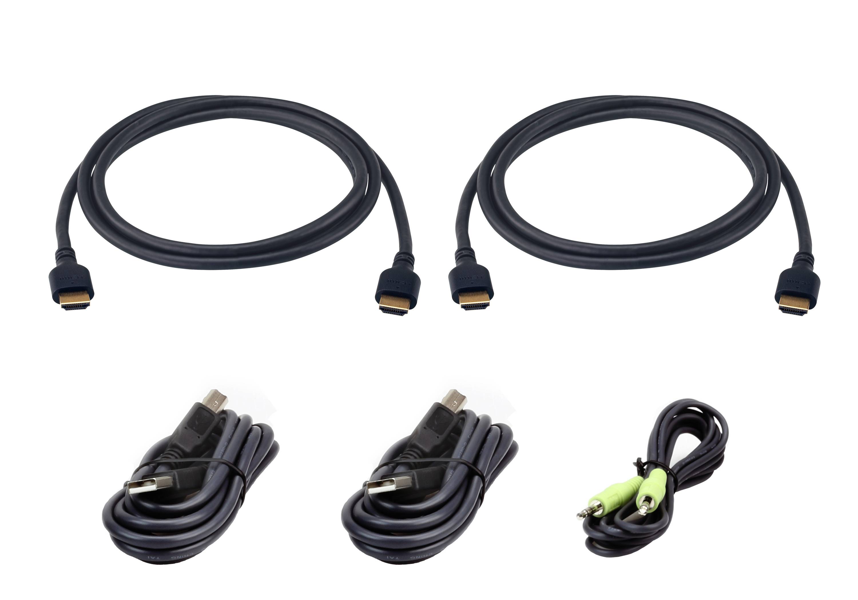 ATEN 2L-7D02UH21X5 Secure HDMI Dual Display KVM Cable Kit