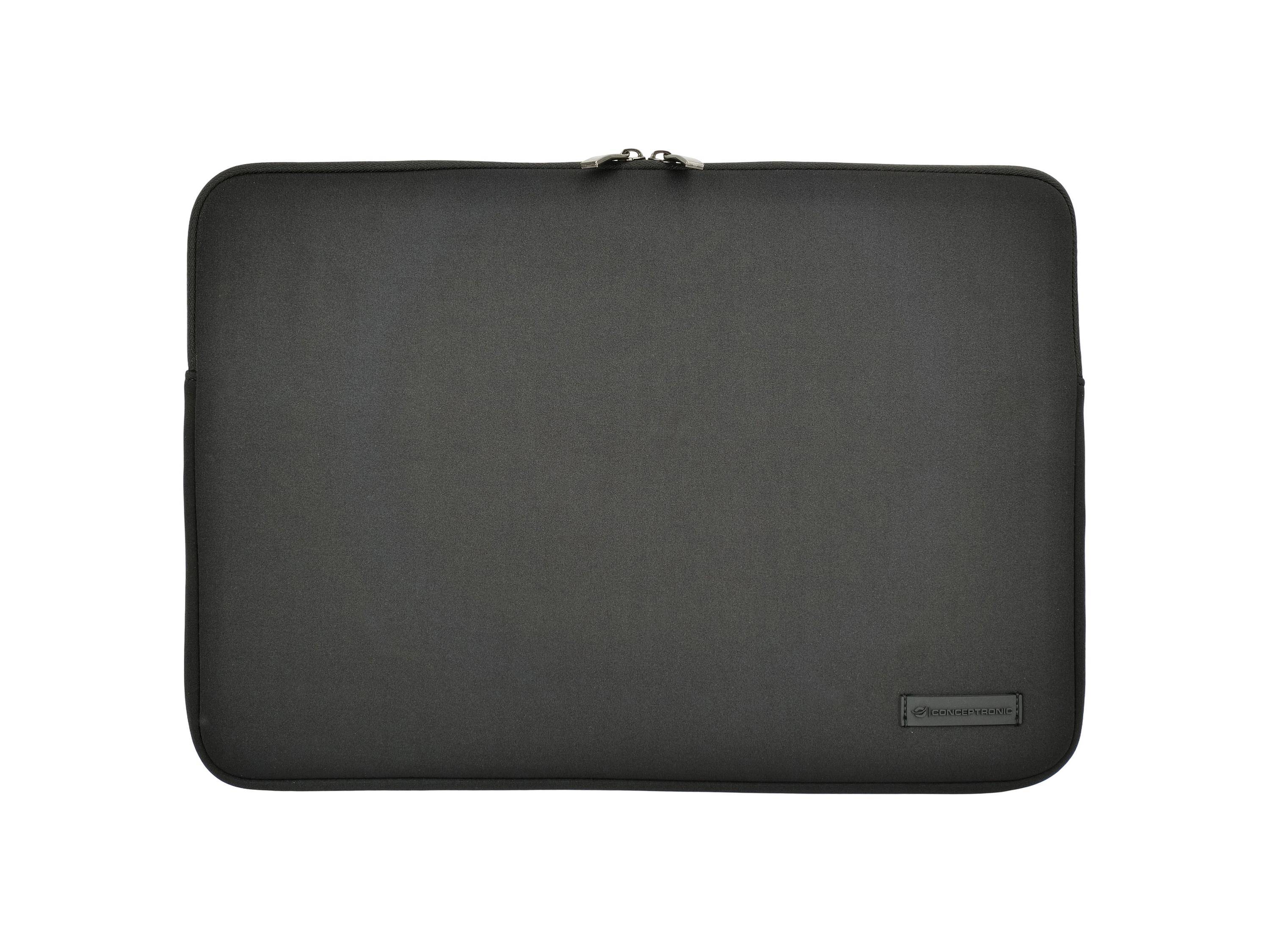 CONCEPTRONIC Notebookhülle 16" Polyester, Neopren schwarz