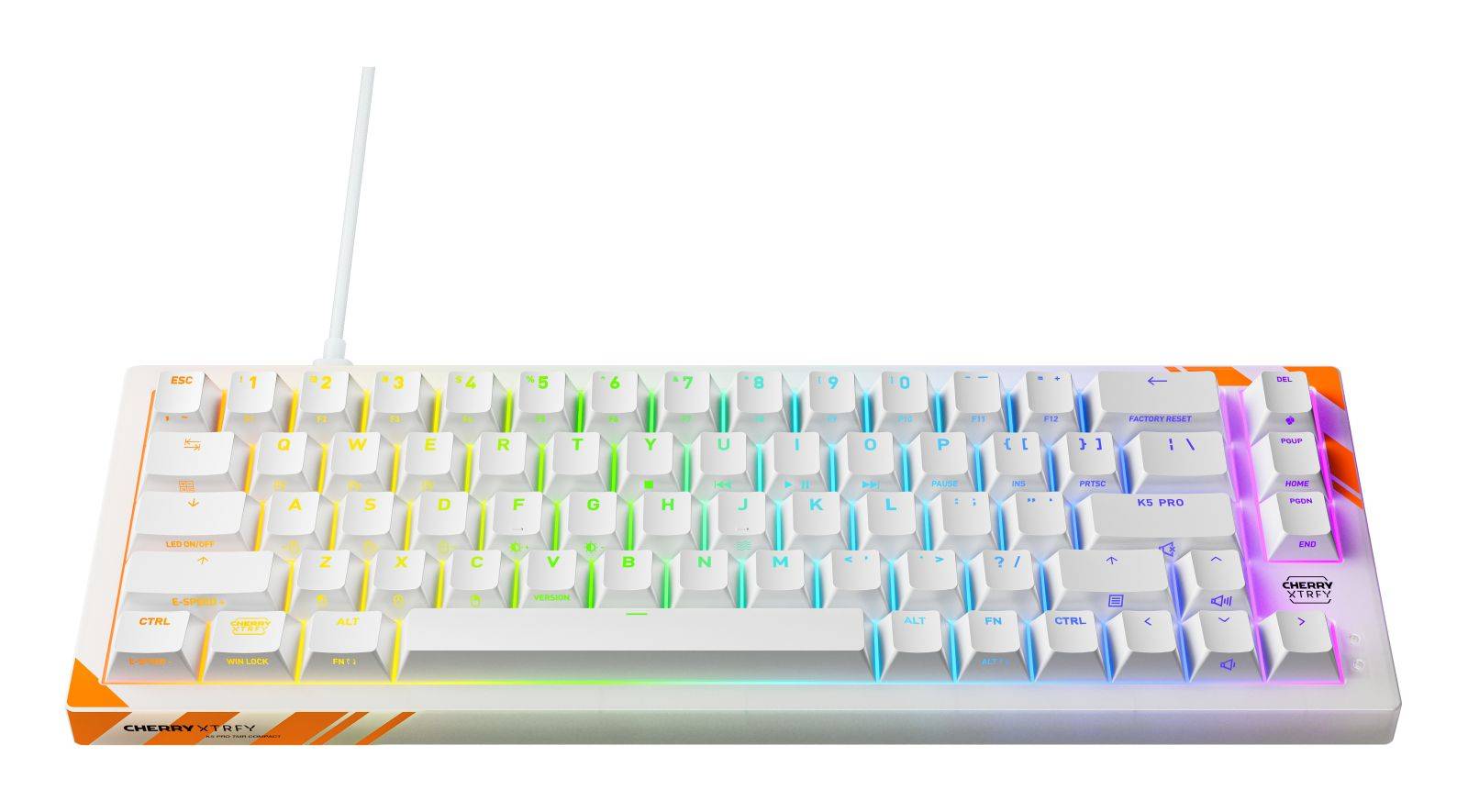 K5 PRO TMR COMPACT KEYBOARD WHITE US-INTL