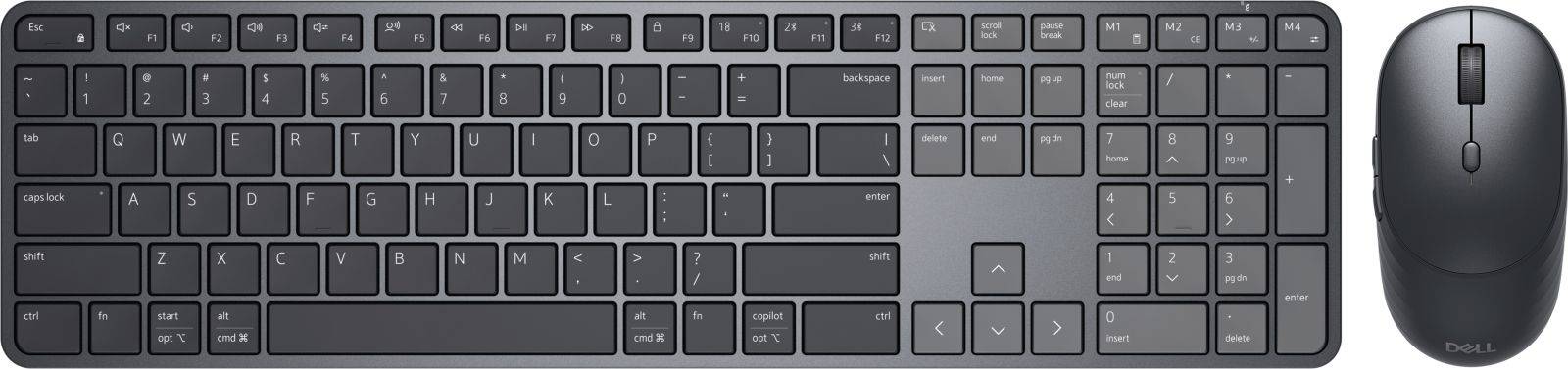Dell Pro 7 Slim KB and Mouse KM726 Tastatur Deutschland