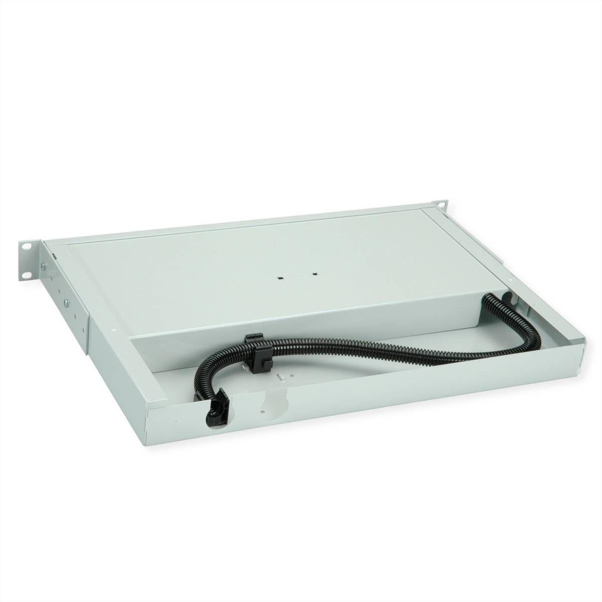 TELEGÄRTNER PROFI V LWL-Panel mit Kupplungen, 12x LC Duplex, türkis, OM3
