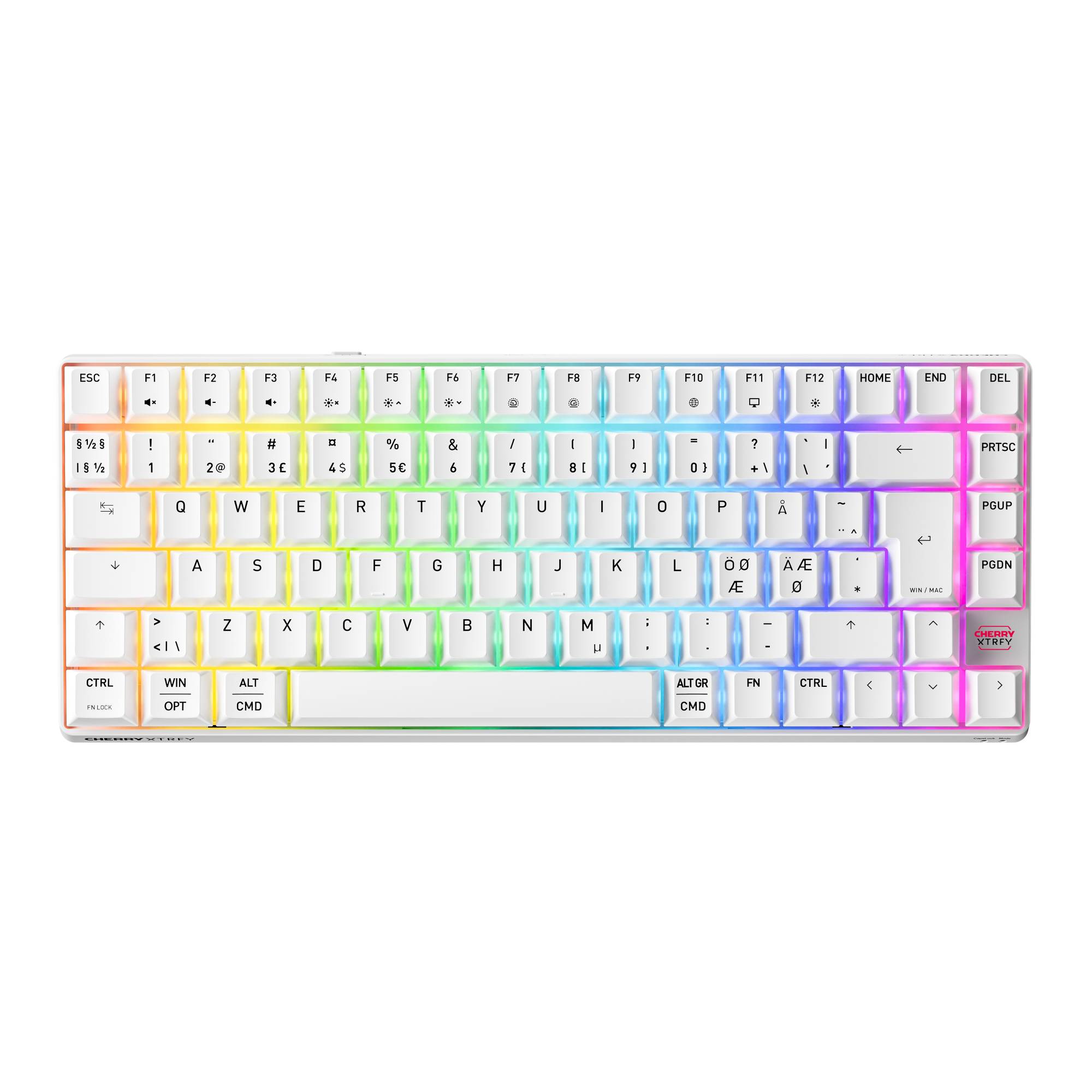 Cherry K33 COMPACT FS WIRELESS KEYBOARD WHITE PAN-NORDIC