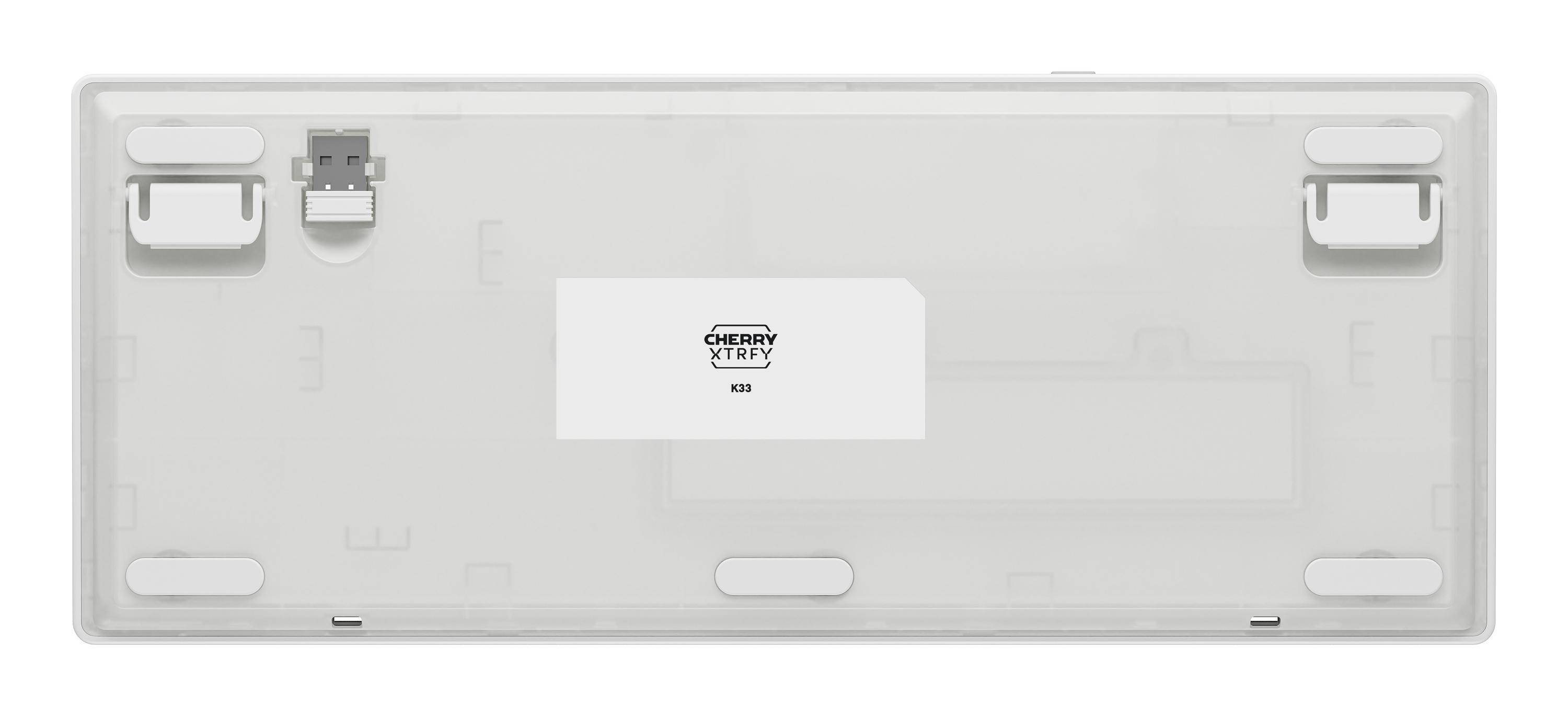 Cherry XTRFY K33 Compact Wireless - Weiß G8D-24030PAADE-0