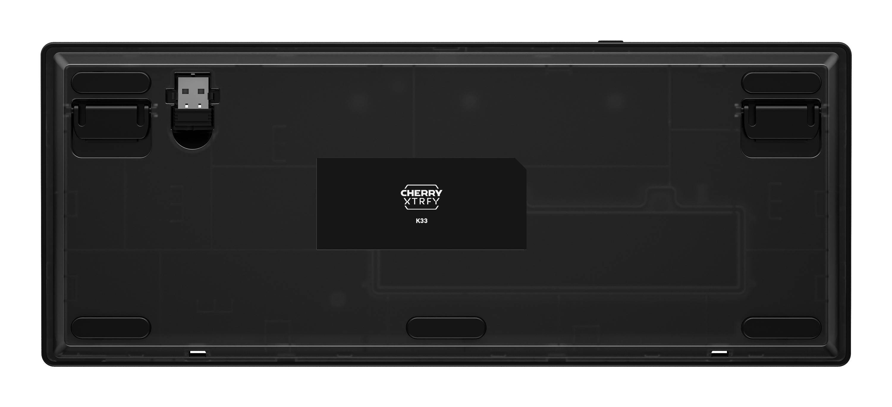 Cherry XTRFY K33 Compact Wireless - Schwarz G8D-24030PAADE-2
