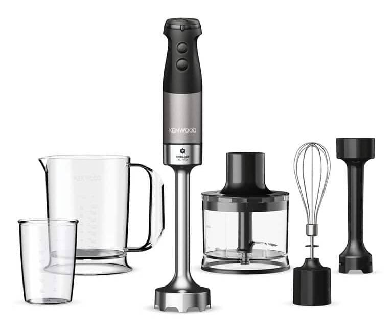 Kenwood Triblade XL Pro, Pürierstab, 1200 W, Grau, Schwarz, Silber