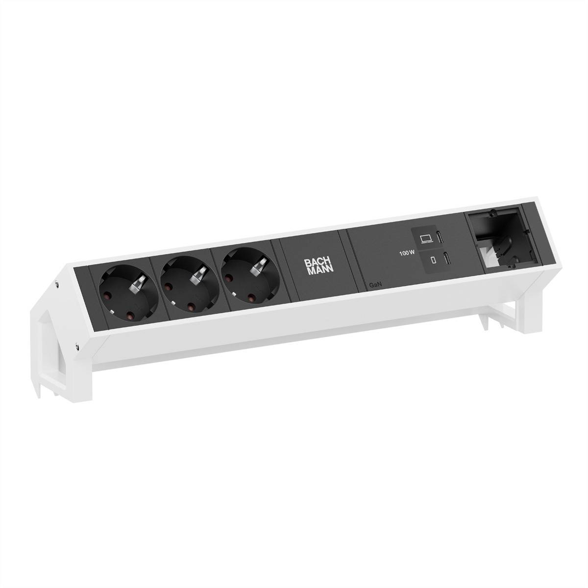 Bachmann DESK2 3xCEE7/3 1xUSB C/C BM0023760