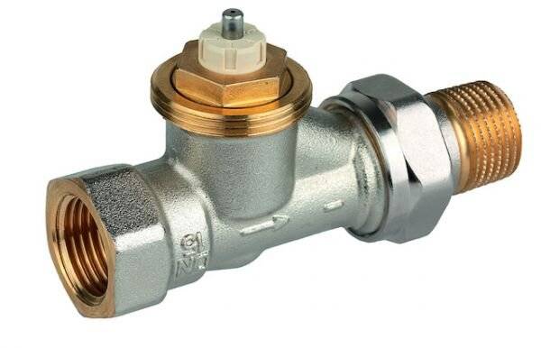 Resideo Thermostatventilkörper SX Messing vernickelt, Durchgang, 1/2"
