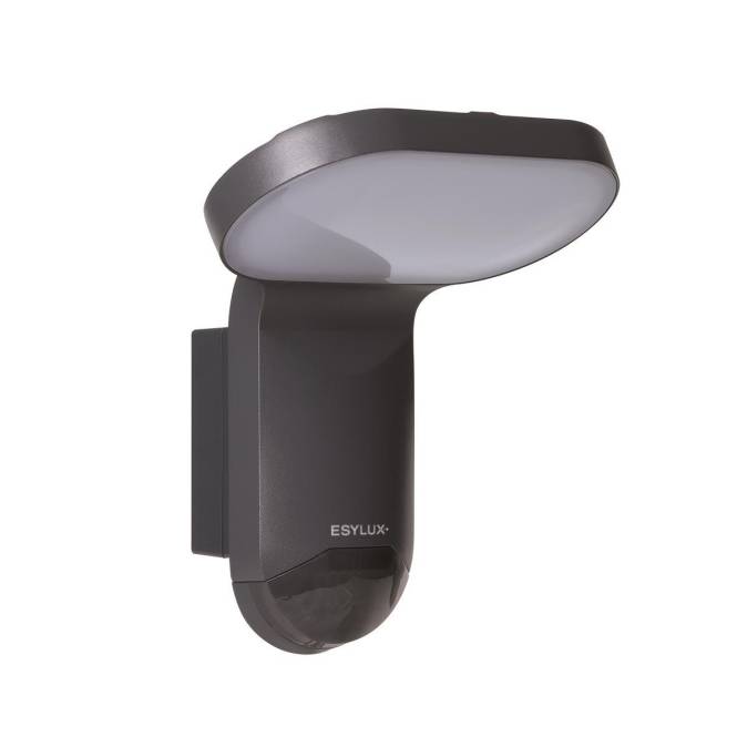 Esylux Außenstrahler WILMA WL 200 OP MD 1600lm 27/4K IP65 grafit m.BWM. 3 Modi Techn.Licht/Wohnraum